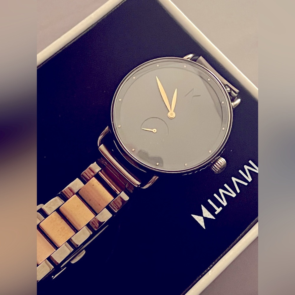 Gunmetal Rose Watch